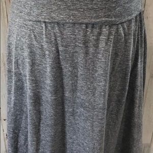 Lularoe Azure Knee Length Gray Space Dye Skirt
